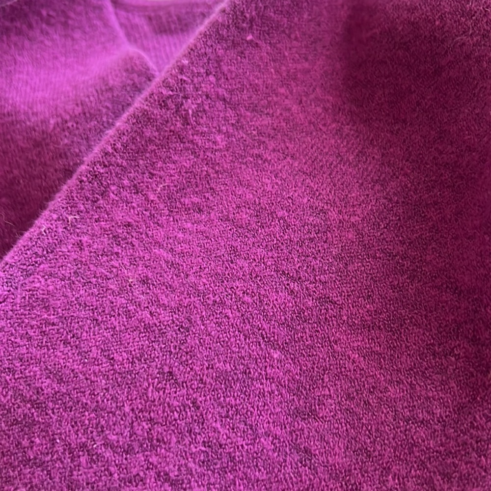 J. Jill Women's V-Neck Majestic Pink Saphire Sweater Sz M Excellent Condition - Picture 5 of 7